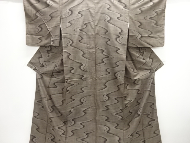 Japanese Kimono / Tsumugi Omeshi Silk